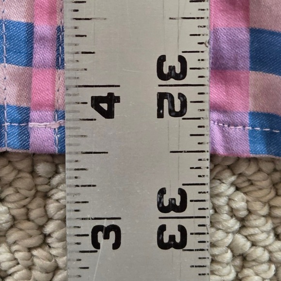 Scully Mens XL Long Sleeve Button Down Shirt Pink Blue Checkered Pattern - Picture 8 of 8